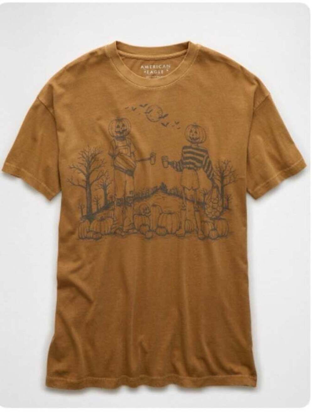 American eagle Halloween skeleton shirt